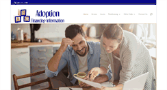 Desktop Screenshot of adoptionfinancinginformation.com